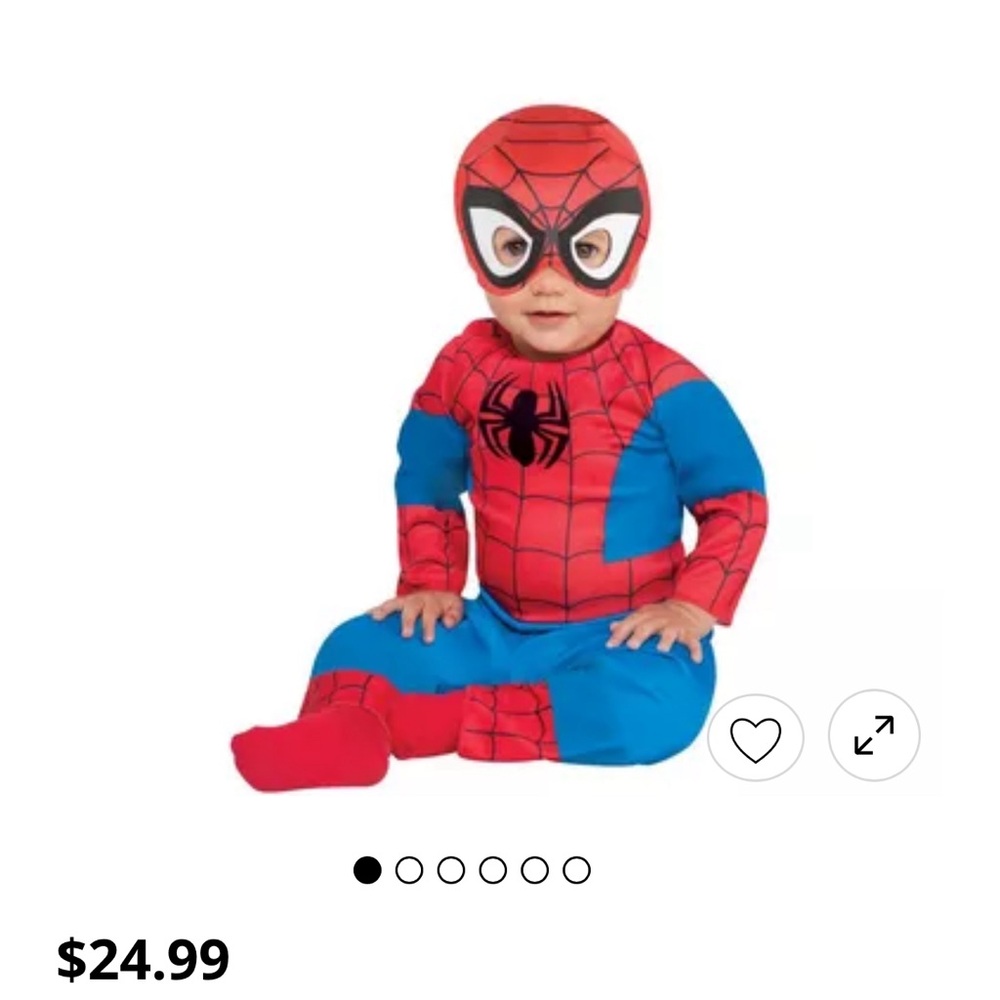 Spiderman halloween costume 18-24 months